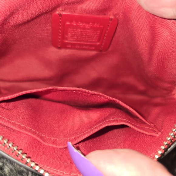 Euc Coach Studded Wristlet - Picture 3 of 3